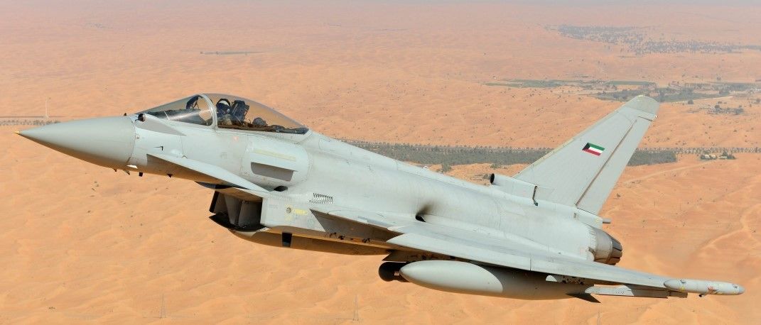 Kuwait Receives Two Eurofighter Typhoons