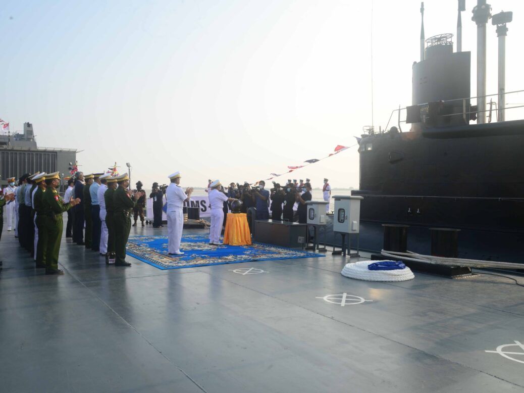 Myanmar Commissions Type 35B Ming-Class Submarine Received from China
