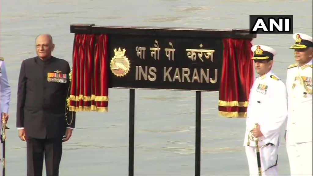 Indian Navy Gets third Scorpene-Class Submarine