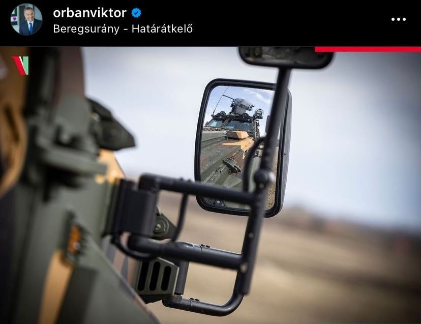 Nurol Makina’s Ejder Yalçın (Gidrán) is spotted at the Hungarian Border