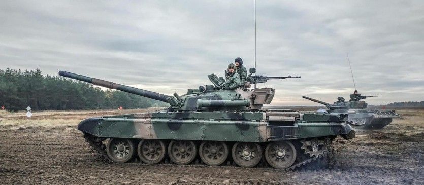 UK to Poland, Poland to Ukraine, Tank exchange
