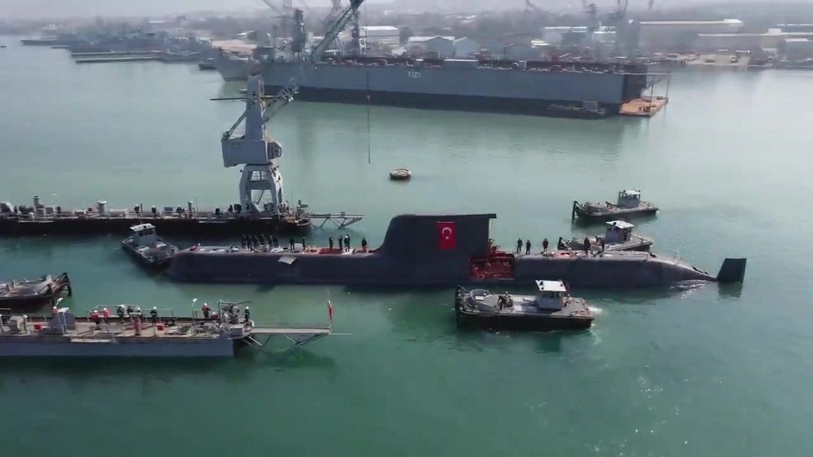 TCG PİRİREİS back to Sea
