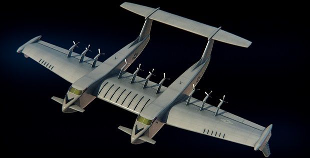 DARPA unveils design for a heavy-lift seaplane: Liberty Lifter
