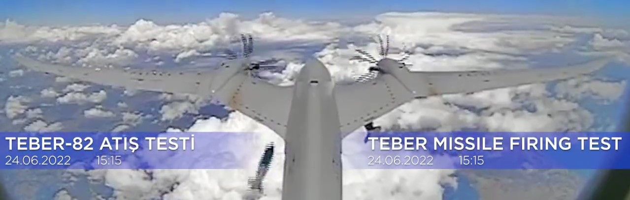 AKINCI Conducted Ammunition Release Test with Teber-82