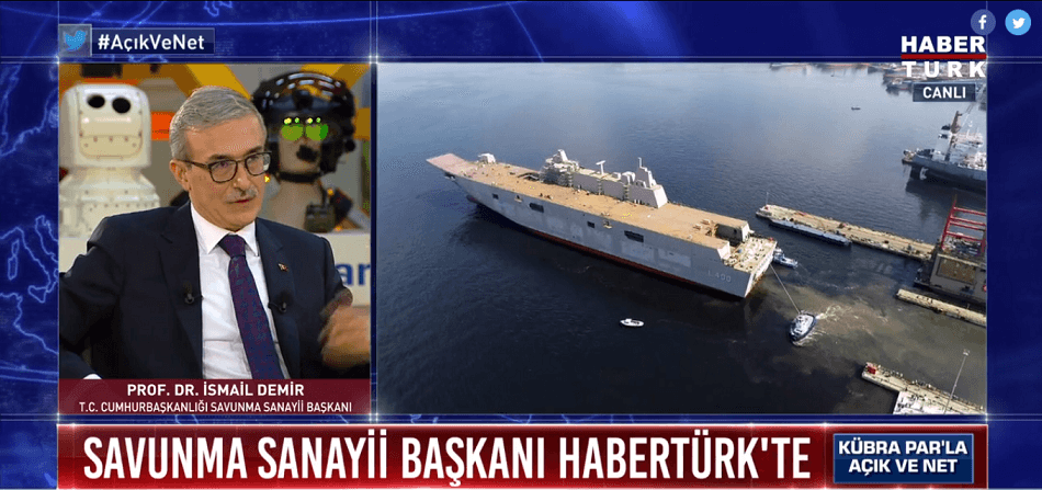 Demir: Hürjet might be deployed at TCG Anadolu