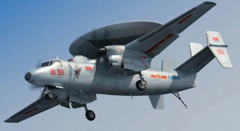 China Becomes Second Country to Develop Carrier-Based AEW&C Aircraft; KJ-600