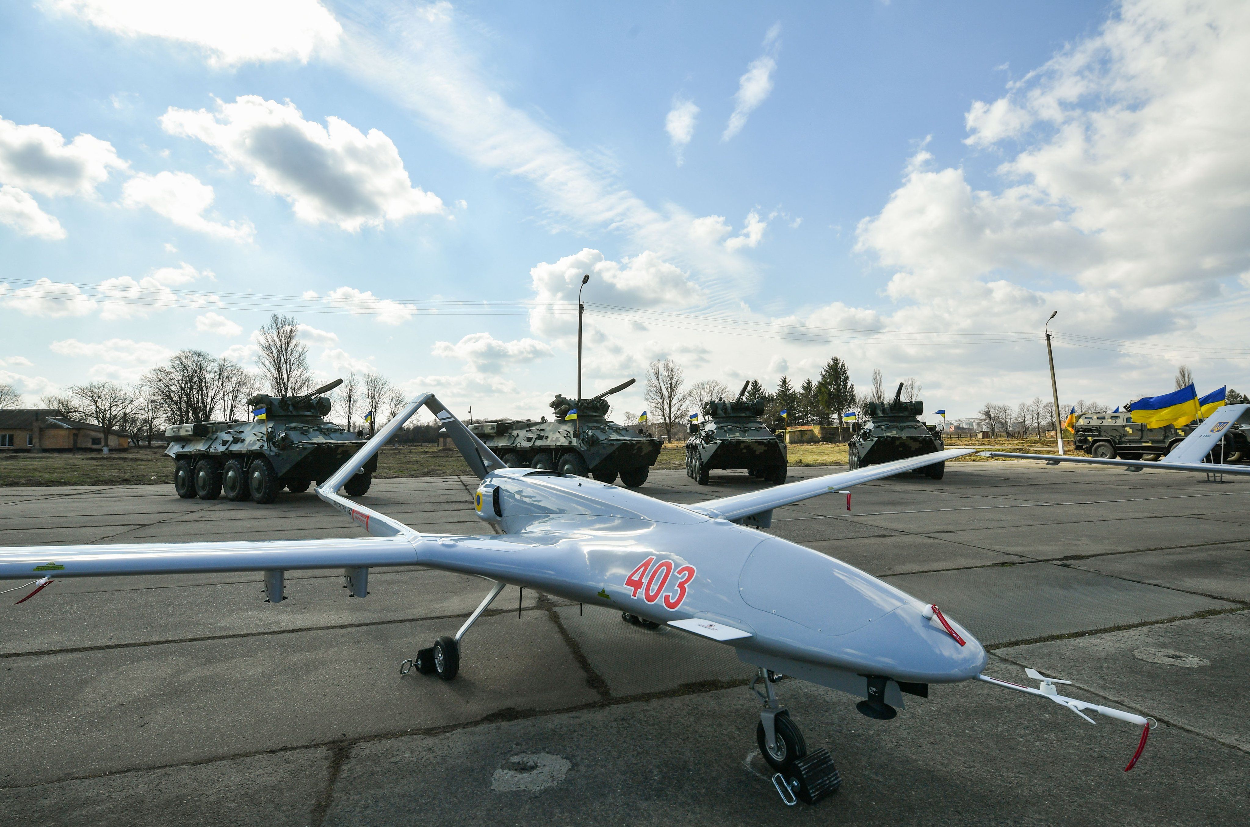 Russia Displays “TB2 UAV” at Army 2022
