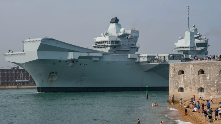 UK Prepares for aircraft carrier deployed drone flights