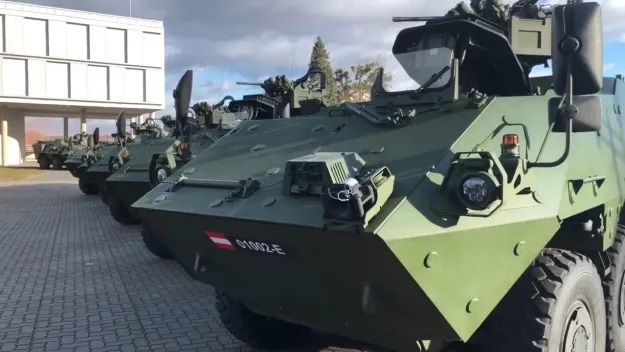 The 50th Pandur EVO armoured vehicle is delivered to the Austrian army
