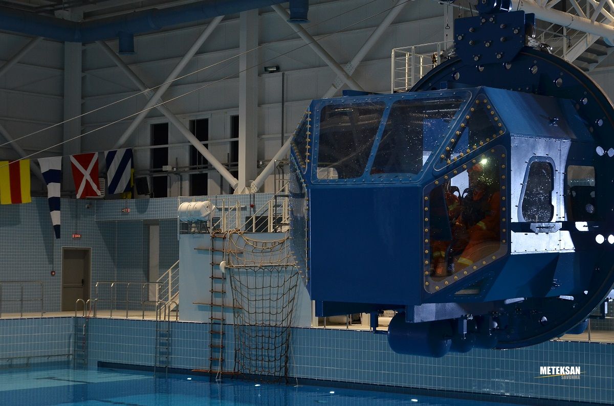 Meteksan Delivered the &ldquo;HUET&rdquo; Simulator to the Turkish Navy