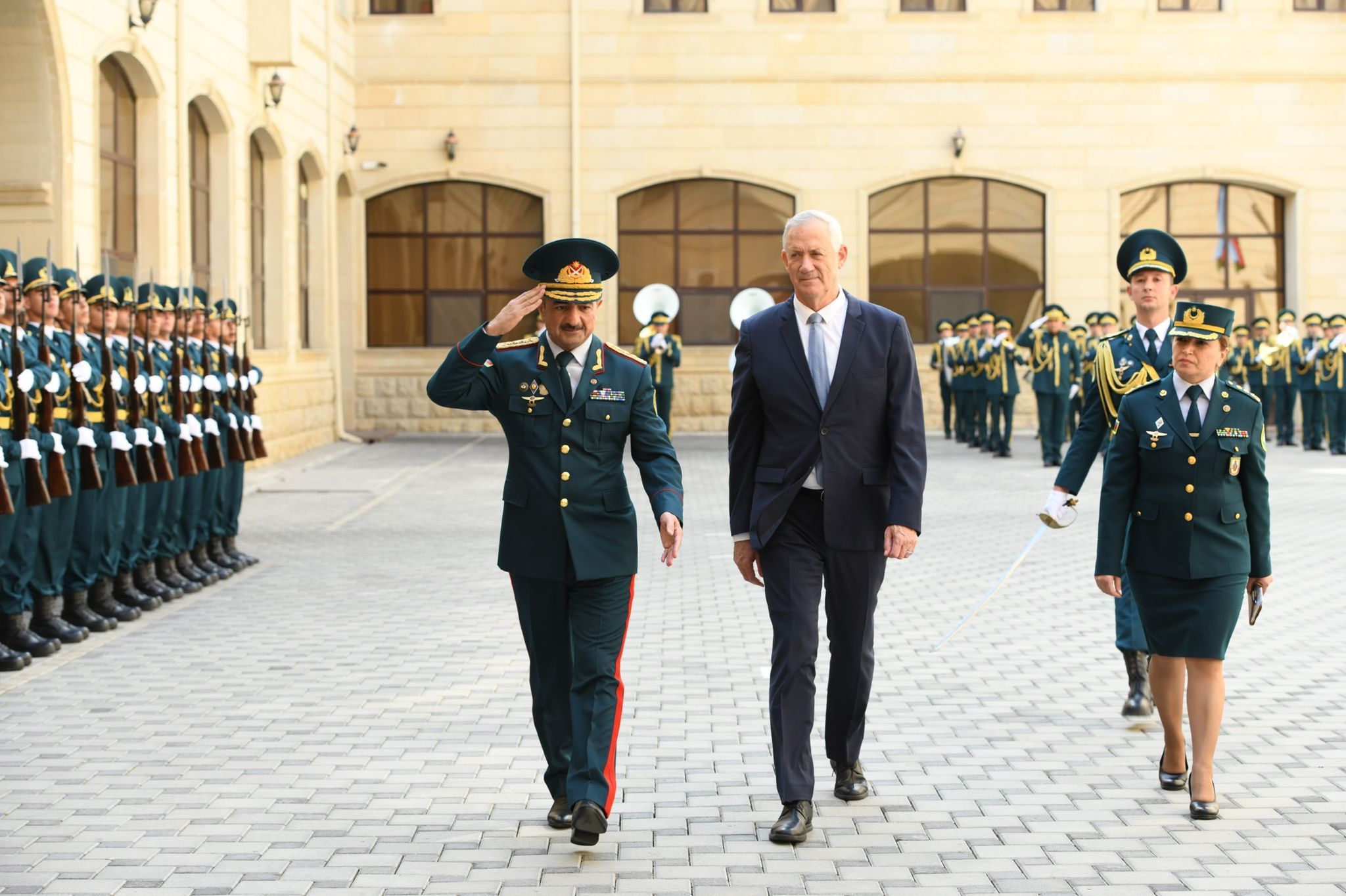 Israel’s MoD Gantz visits Azerbaijan 