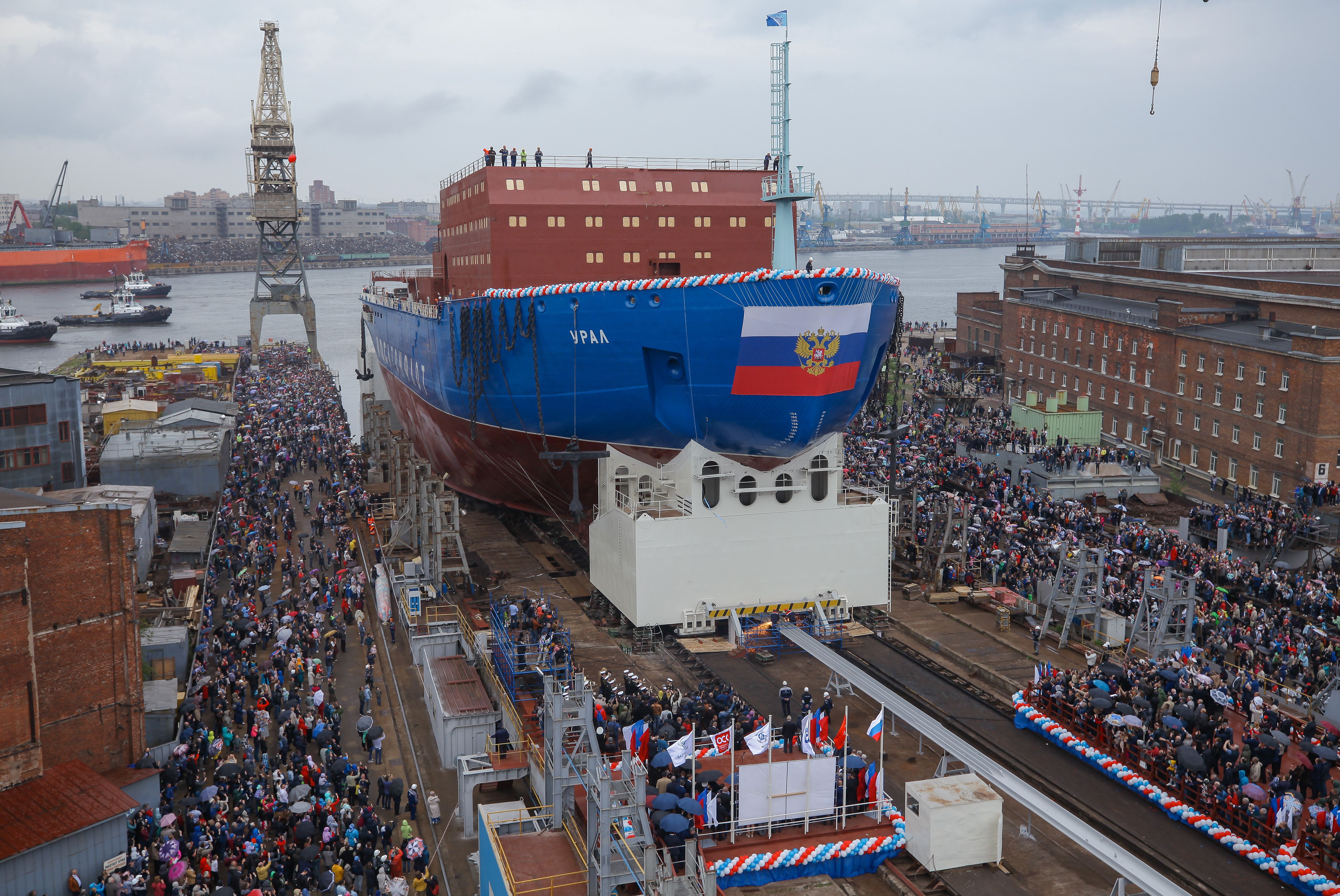Russia Tests New Ice-Breaker