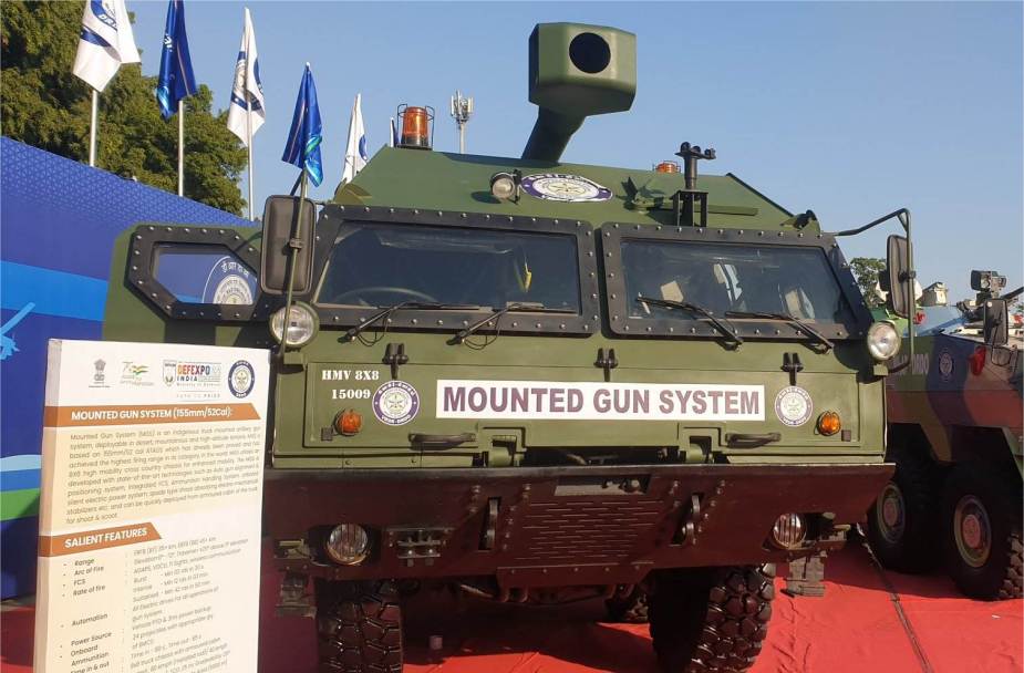 New Truck Mounted Howitzer of India Unveiled