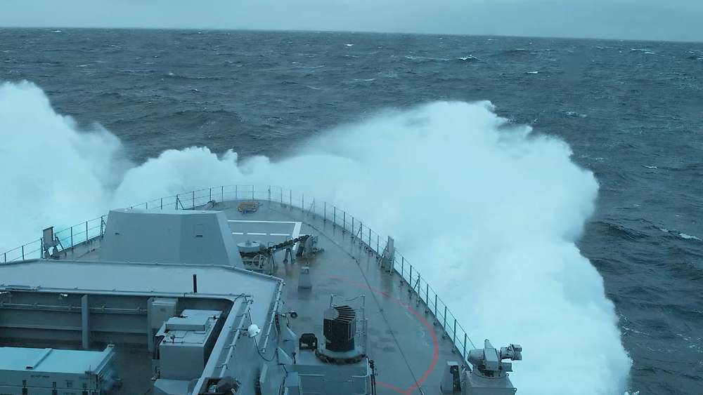 127mm Vulcano Passes German Navy