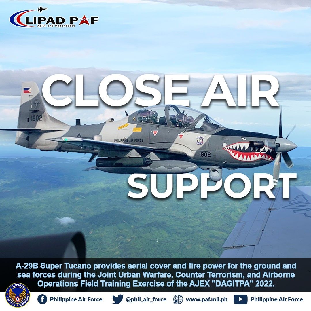 PAF’s A-29B Super Tucano’s Operational for CAS