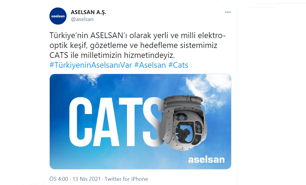 ASELSAN has replied Canadian Embargo