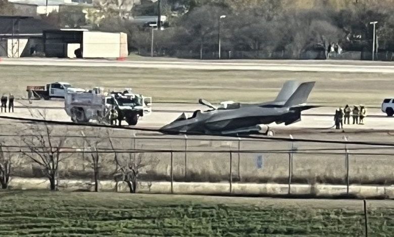 F-35B Crash Landing