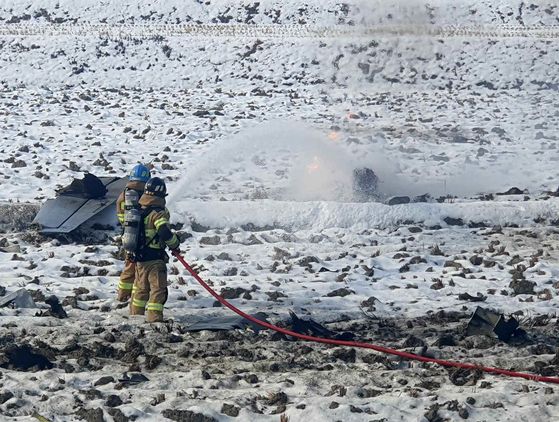 The Korean KA-1 Attack Aircraft Crashed and Both Pilots Ejected