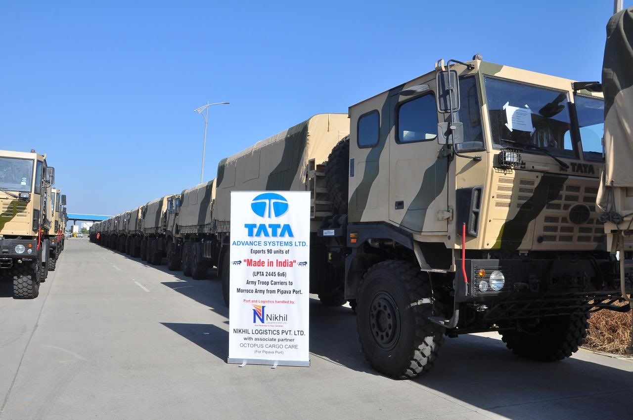 Moroccan Army Receives TATA Trucks