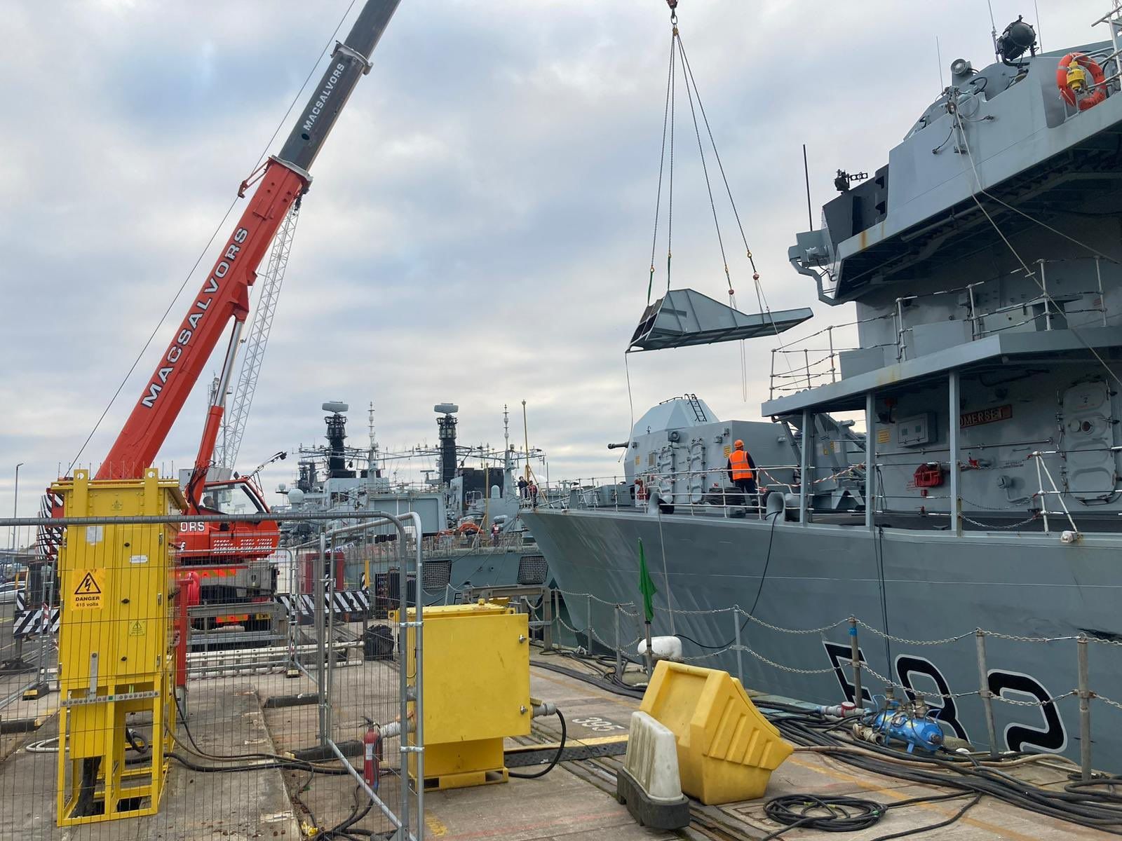 NSM Upgrade of Type 23 Frigate Begins