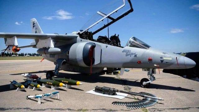 Argentine Deployed IA-63 Pampa III Fighter Jets near Falkland