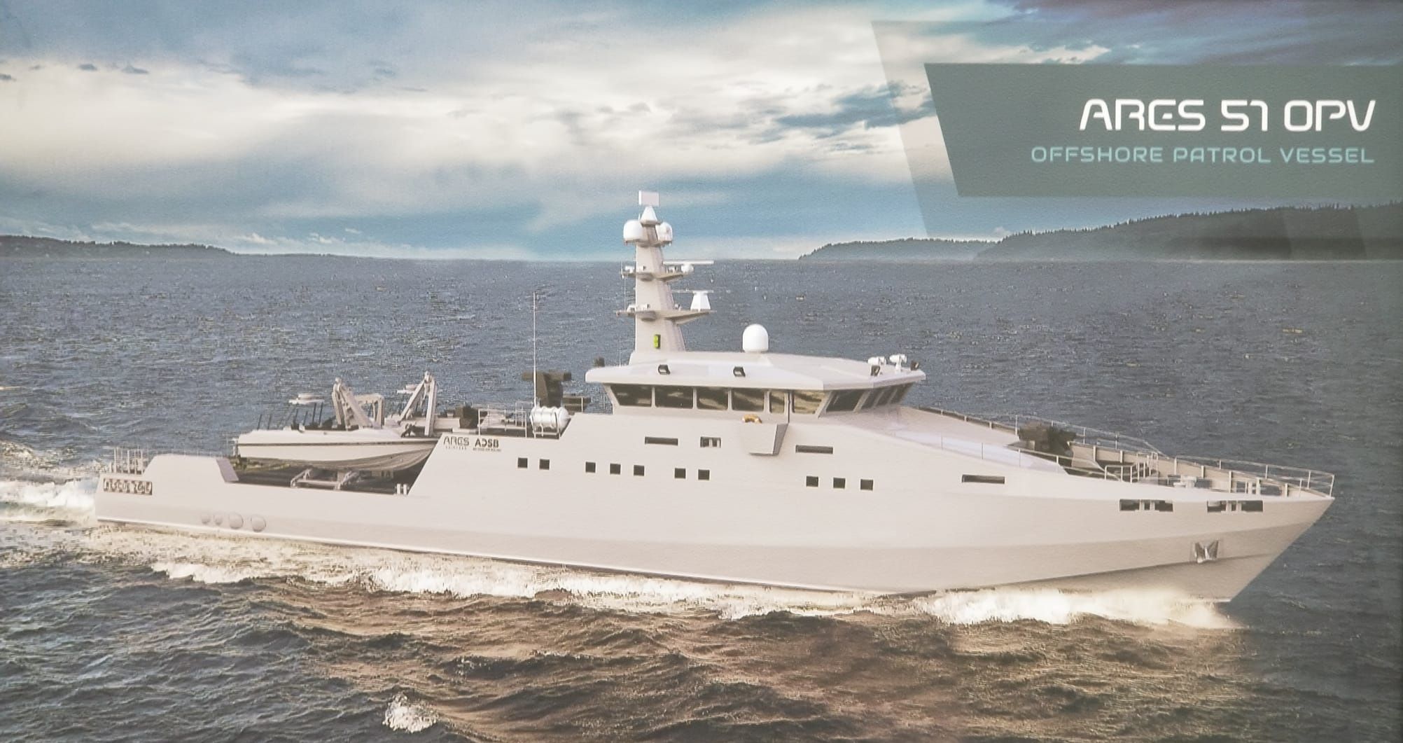 Ares Shipyard Presents its OPV solution at NAVDEX