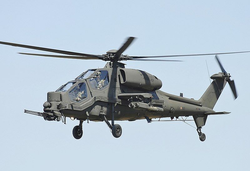 Italian Army’s future Attack Helicopter AW249 Flies for the first time in combat livery.