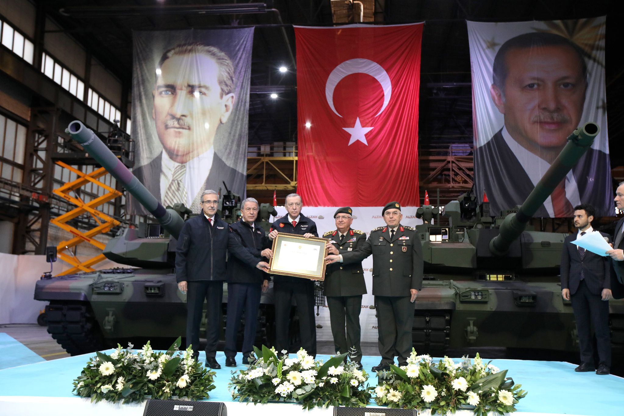 BMC Altay  MBT Delivery Ceremony