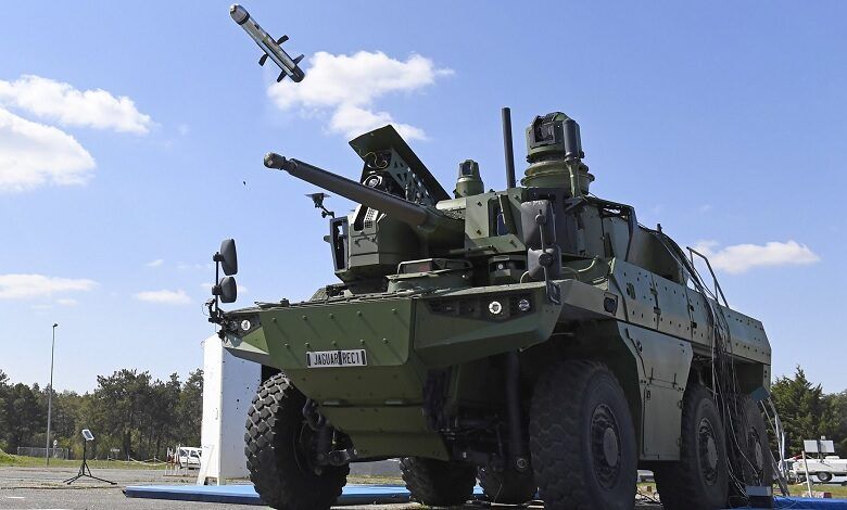 French DGA performs first lock-on firing of MMP missile from new Jaguar EBRC