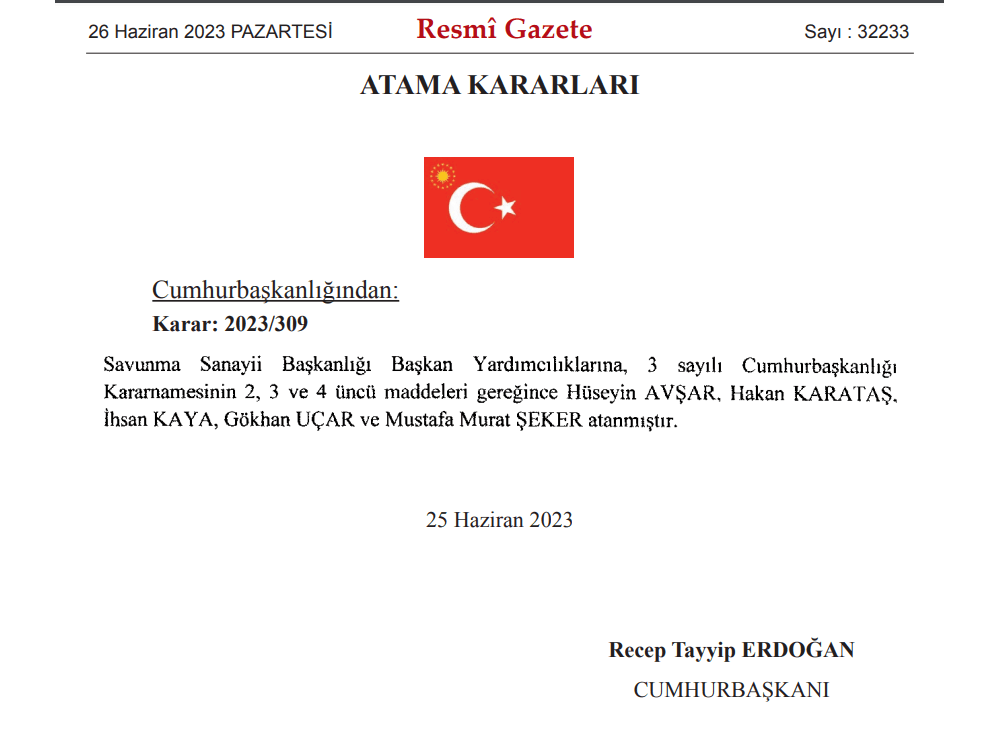 SSB appointment vice president TurDef.png