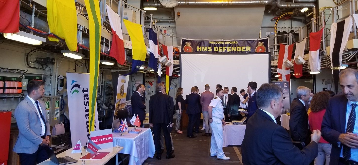 HMS Defender Hosted UK Industry Day in Istanbul