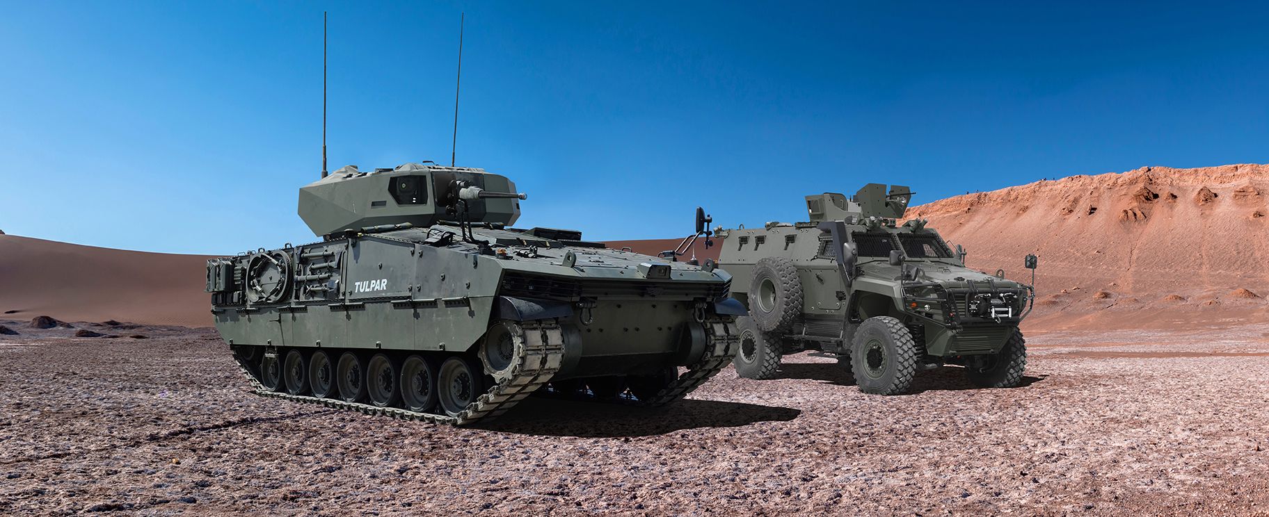 Otokar Exhibits COBRA II MRAP and TULPAR at DSEI Fair