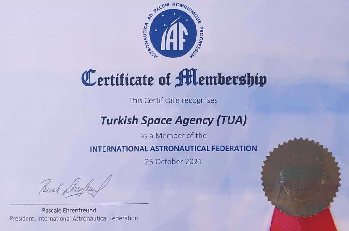 TUA Became IAF Member