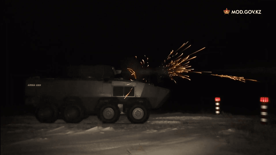 Kazakhistan is testing Otokar’s 8X8 Arma armoured Vehicle
