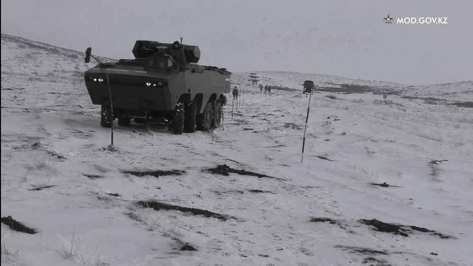 Kazakhistan is testing Otokar’s 8X8 Arma armoured Vehicle