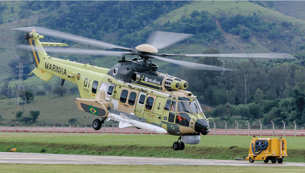 Airbus Delivers First Naval Combat Version of H225M to Brazil