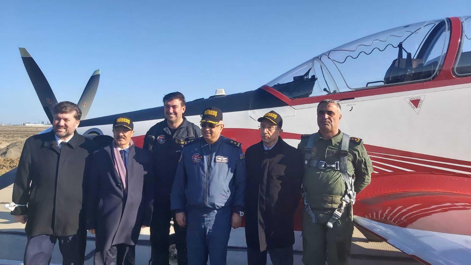 Hürkuş Flew Over Azerbaijan